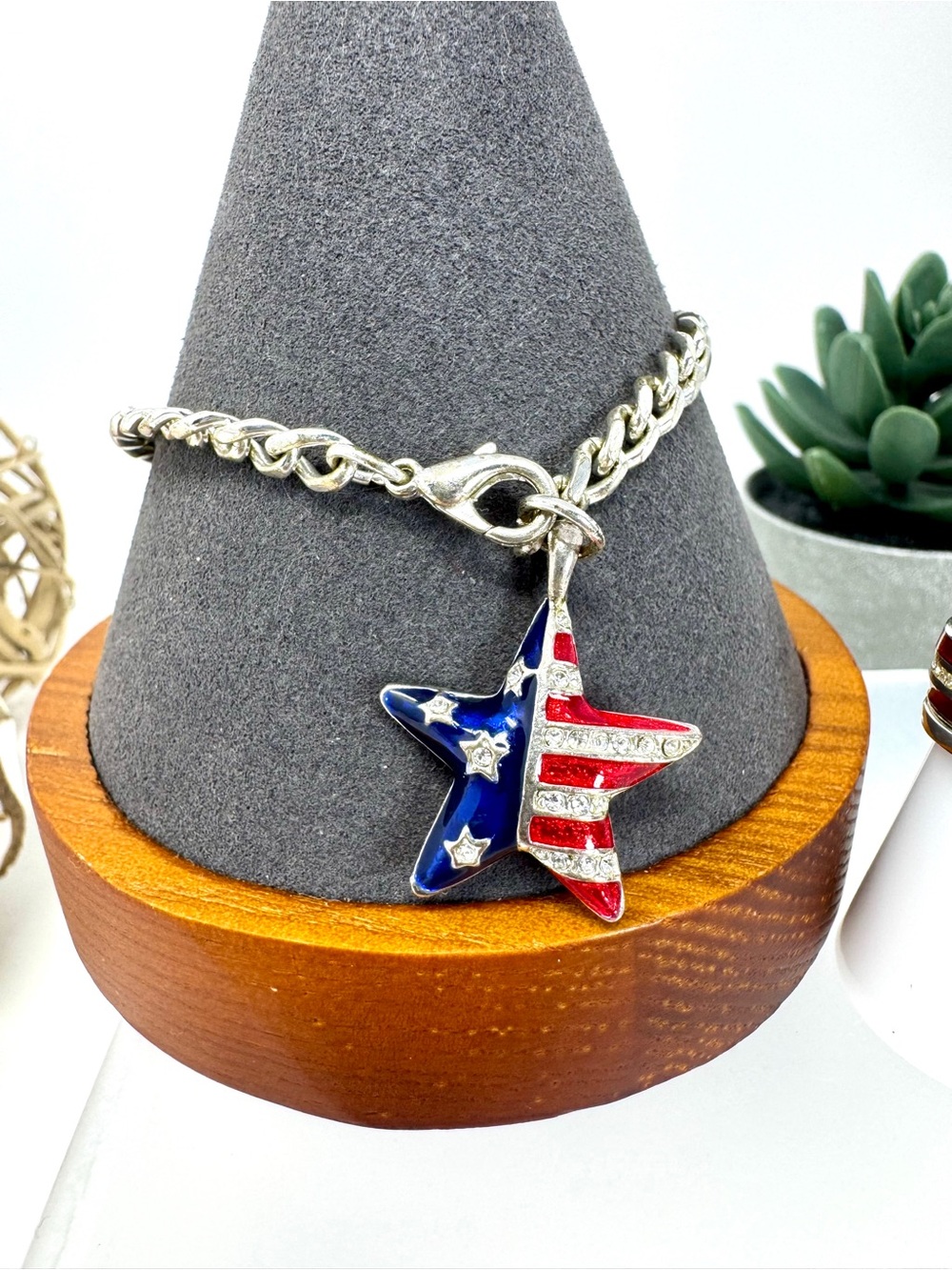 Rare Vintage Y2K Era Tommy Hilfiger Patriotic Inspired Jewelry Set - Picture 2 of 16
